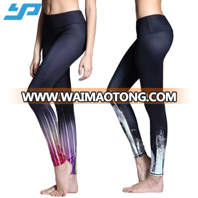 OEM 2017 new black tights yoga leggings for sports gym