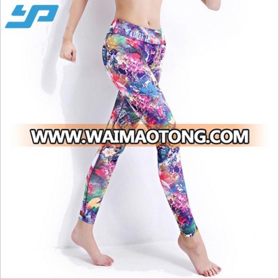 2017 custom custom print 92 polyester 8 spandex leggings