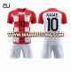 OEM Custom 2018 New Style Football Uniform Black World Cup Soccer Jersey for Men